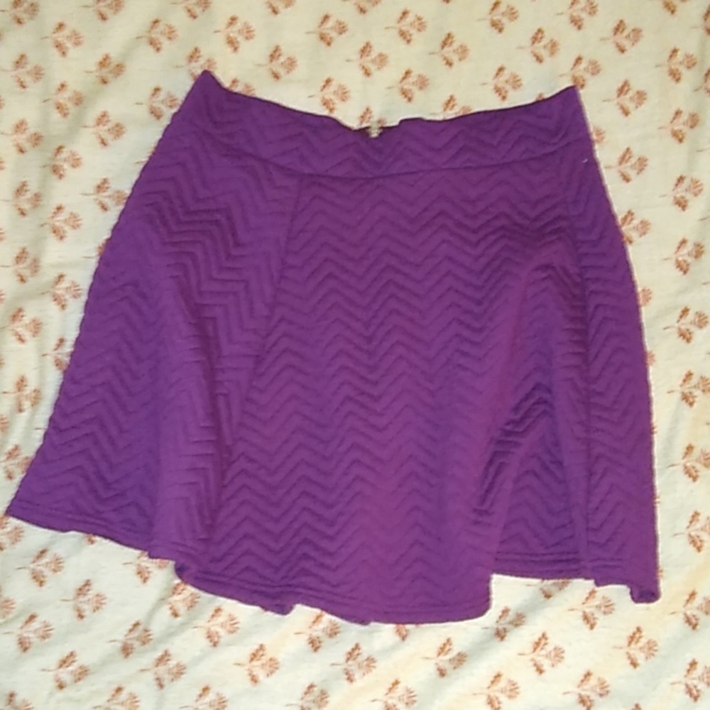 Quilted Maroon Skater Shirt